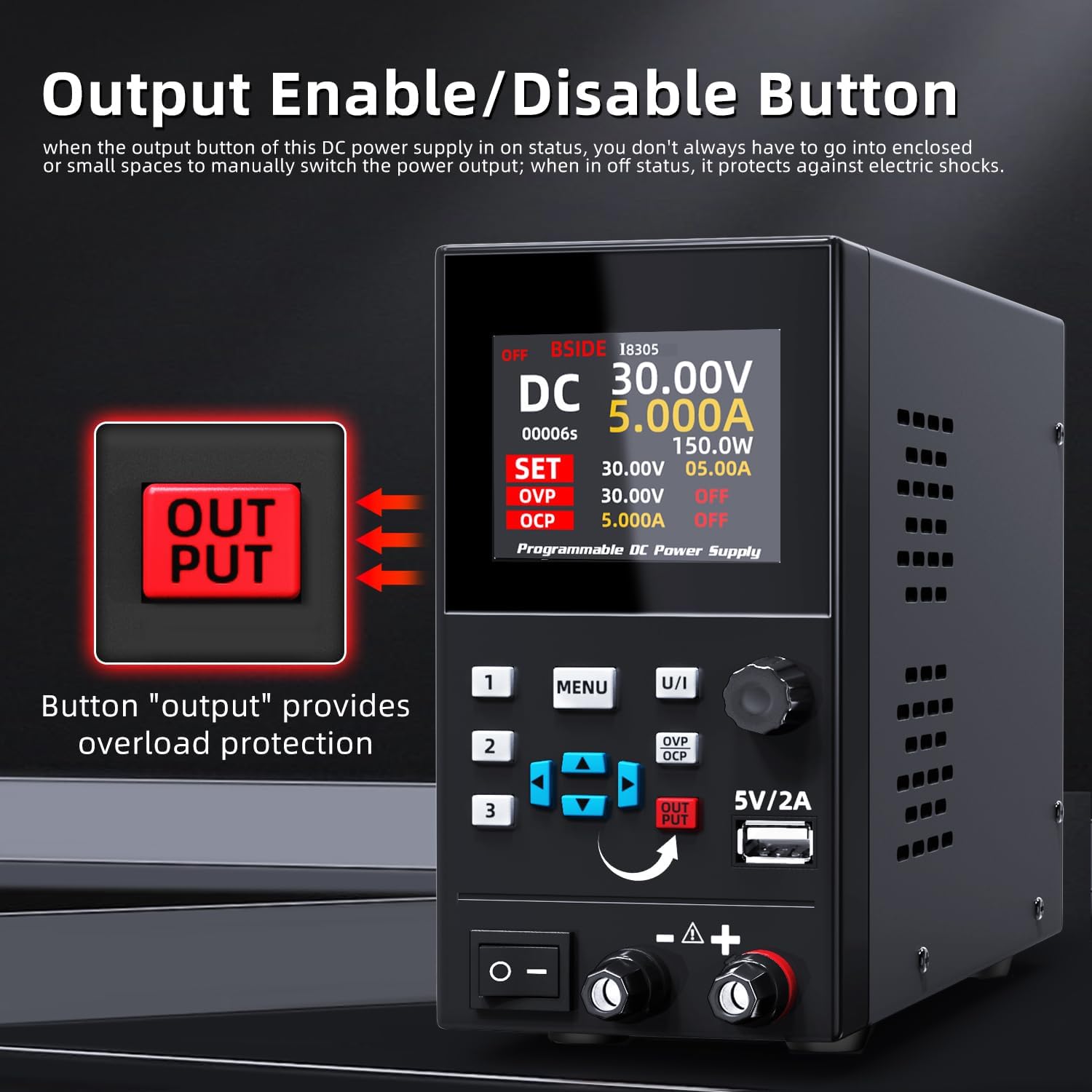BSIDE DC Laboratory Regulated  - đánh giá và giá Programmable Dc Power Supply 30V 10A