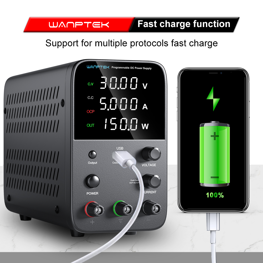 Wanptek Có Thể Lập Trình DC WP - đánh giá và giá Programmable Dc Power Supply 30V 10A