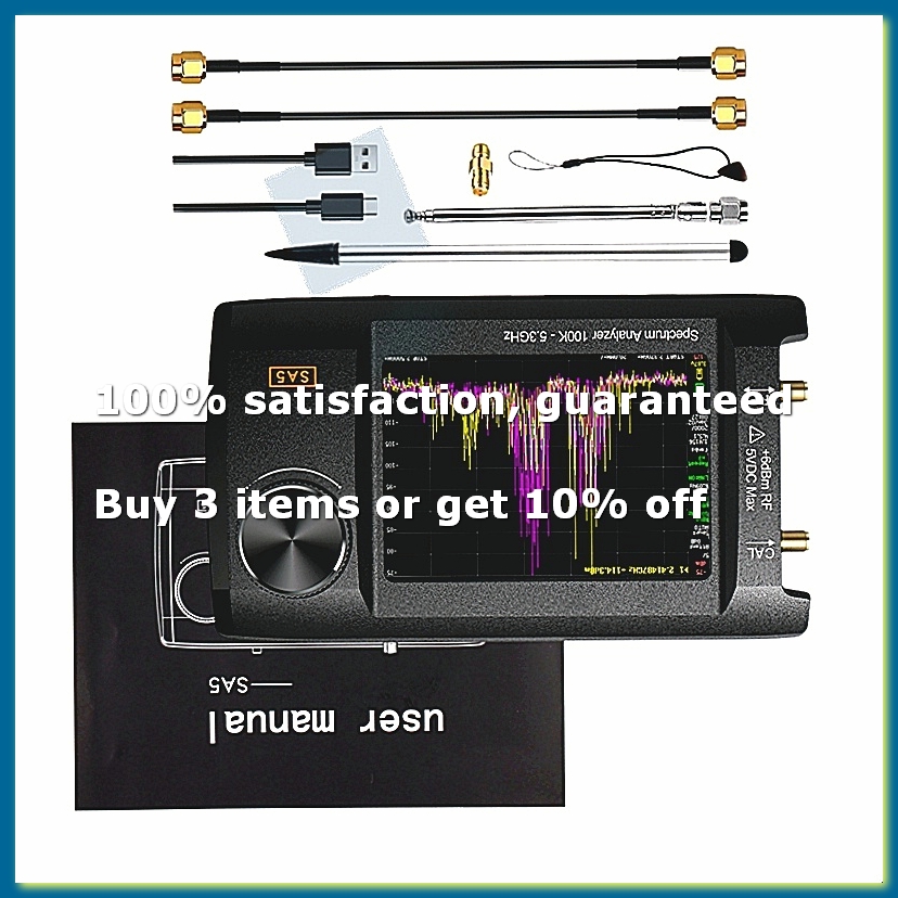 ●Newest 4inch IPS LCD SA5 Spec - đánh giá và giá Signal Generator Spectrum Analyzer