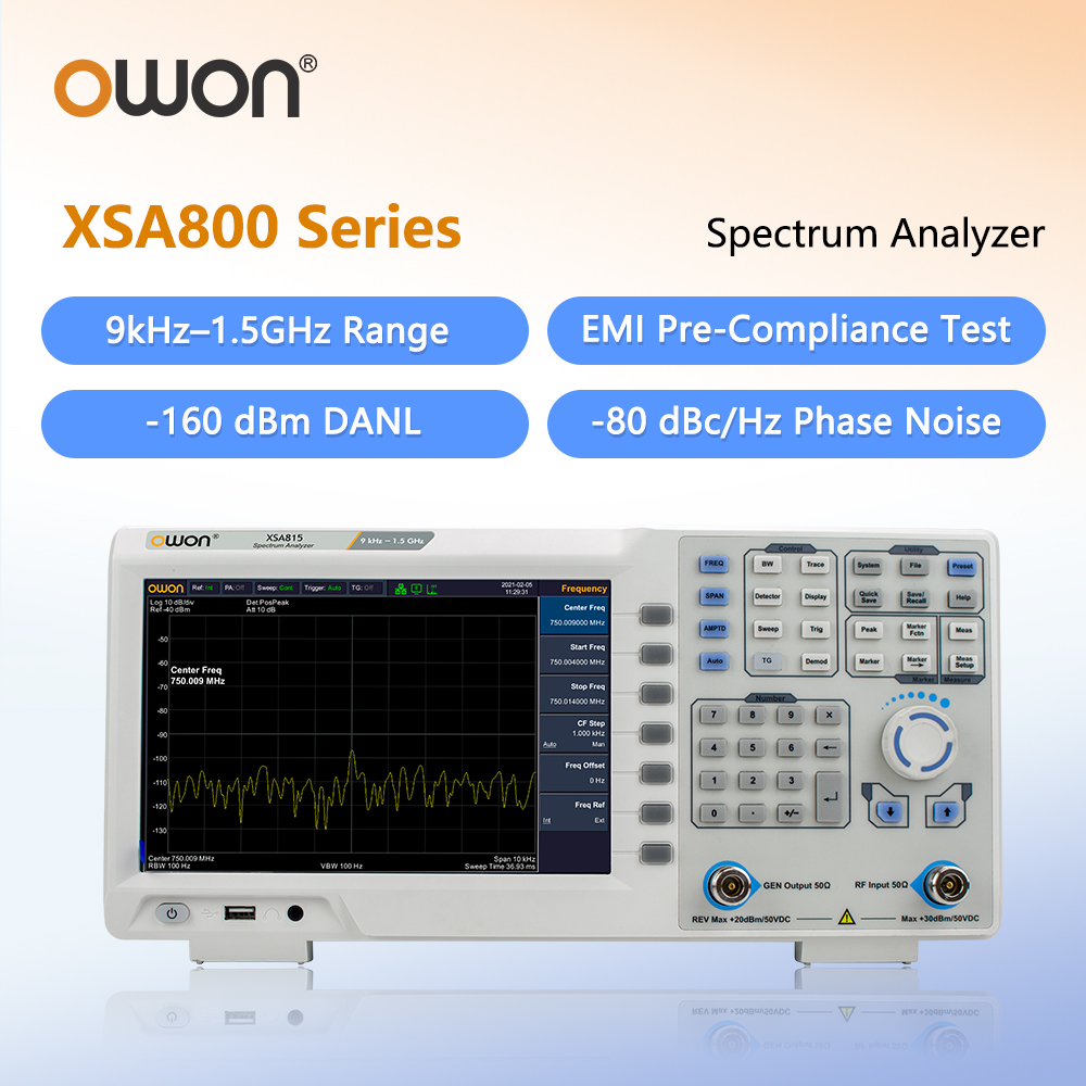 OWON Spectrum Analyzer With Tr - đánh giá và giá Signal Generator Spectrum Analyzer
