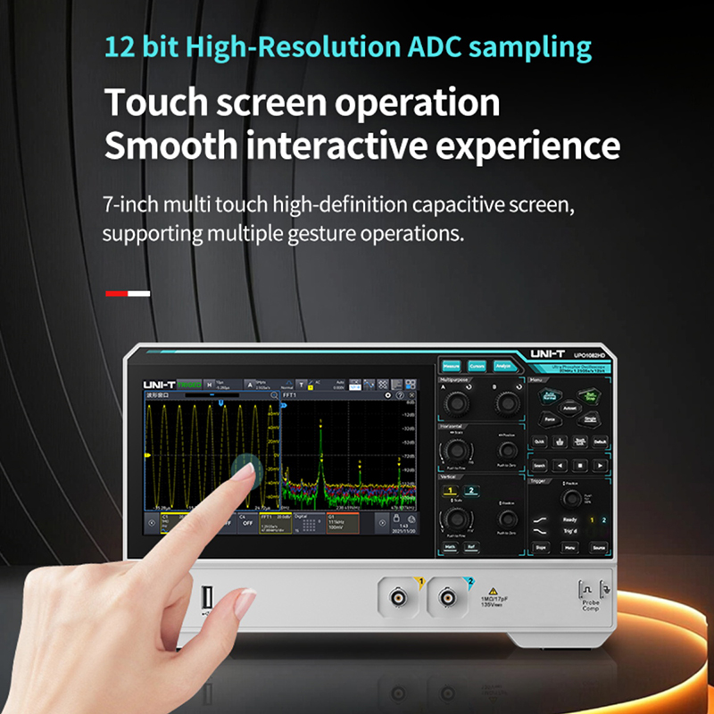 UNI-T UPO1154HD UPO1082HD Osci - đánh giá và giá Signal Generator Spectrum Analyzer