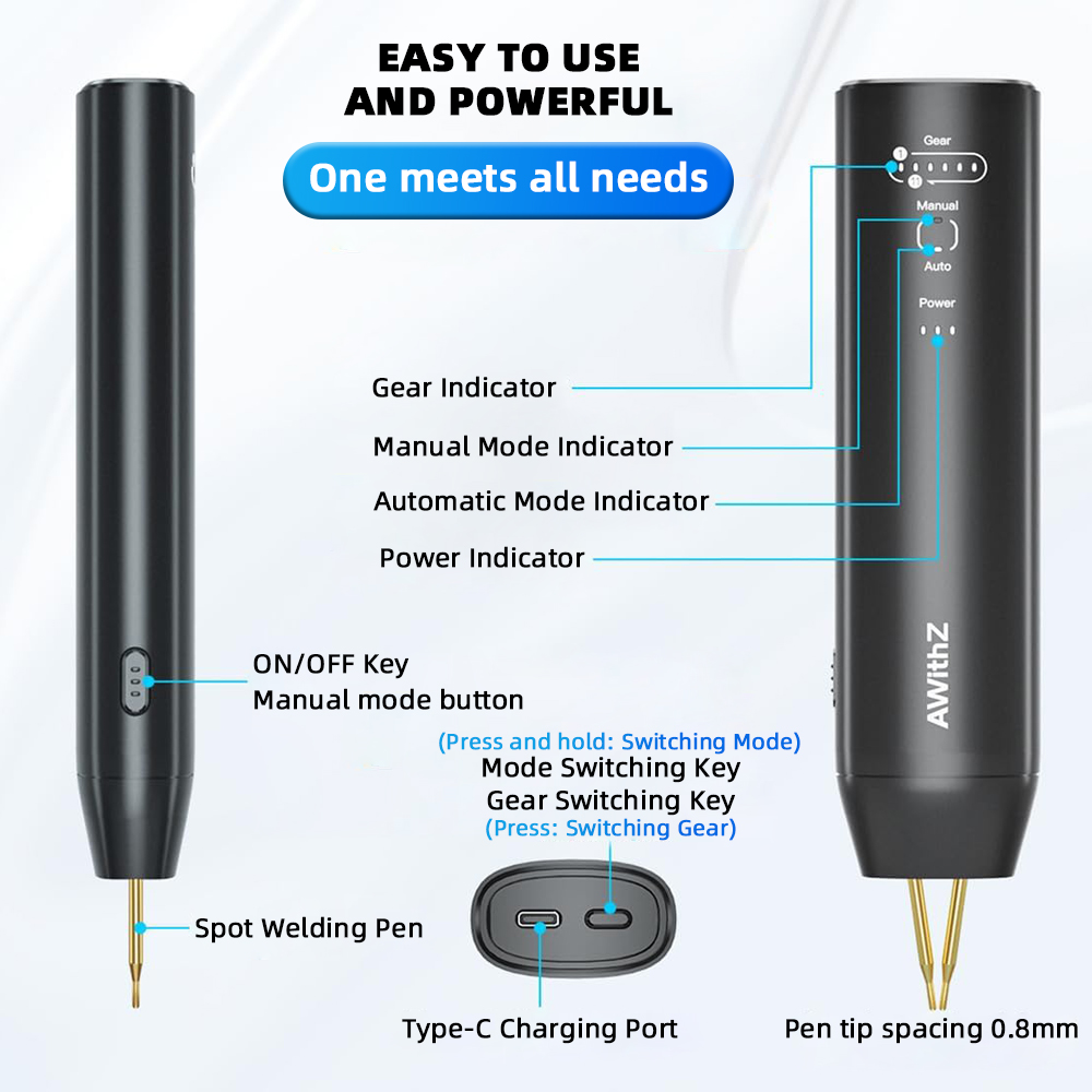 Awithz Portable Battery Spot W - đánh giá và giá Spot Welder 18650 Battery Pack